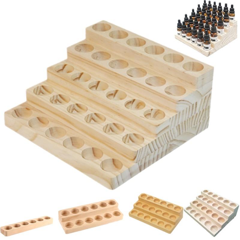 Perfume Fragrance Holder - Espositore per Oli Essenziali in Legno