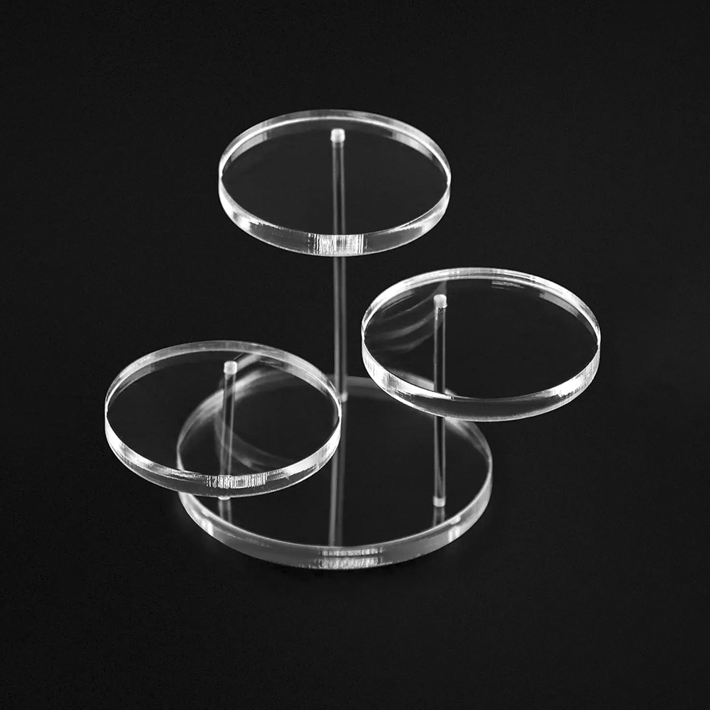 Perfume Fragrance Holder - Espositore Quadrato Multistrato in Acrilico Trasparente